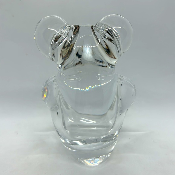 Vannes Vintage Glass Pipe Rest, Clear. 5-1/4” Tall. - Picture 3 of 6